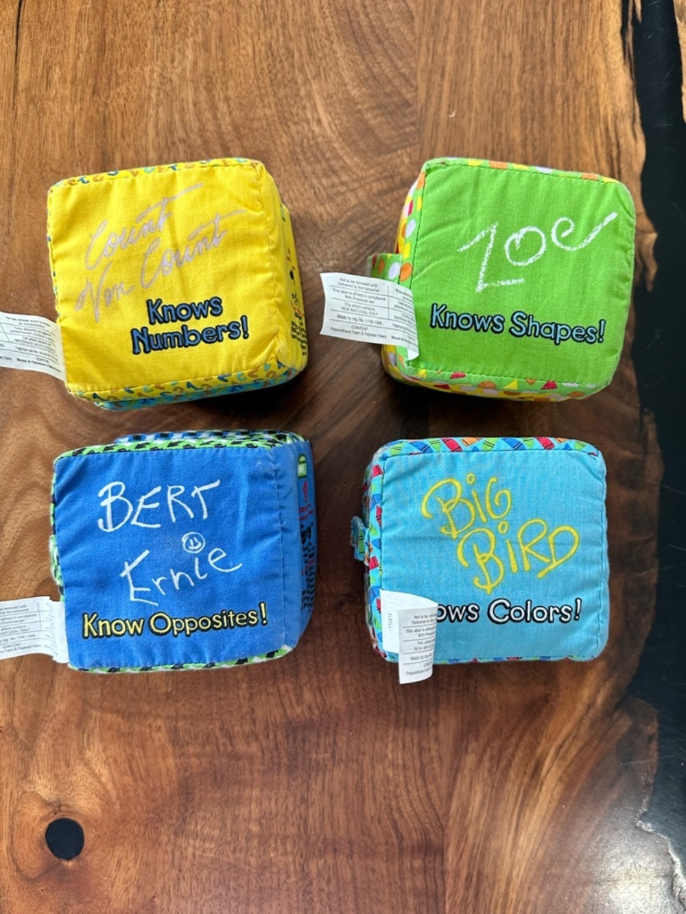 Vintage Y2K Sesame Street Small Plush Books Set of 4 - Picture 5 of 12